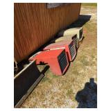 Hoods for Case Garden Tractors & A Cub Cadet.  5