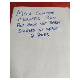 Most Complete Garden Tractors Have not Been Ran