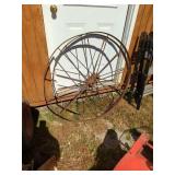 Pair of 42" Iron Wagon Wheels