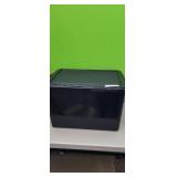 NEW Black Tote * has shipping damage on lid, see