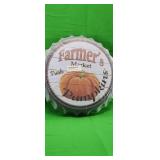 Farmers Market Pumpkins Novelty Metal Bottle Cap