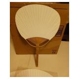 (5)  Oriental Hand Fans. (14.5 " tall x9.5" wide)