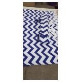 NEW Blue & White Chevron Hammock w/ hammock frame