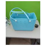 Large Plastic tote bag 18.5  x 7 x14