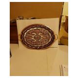 Challah Serving Tray  Beautifully Hammered and