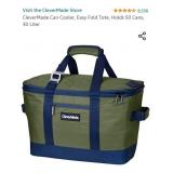 CleverMade Can Cooler, Easy Fold Tote, Holds 50