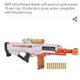 NERF Ultra Pharaoh Blaster with premium gold