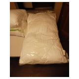 2  King Size Gel-Fiber Filled Pillows (pair)