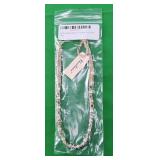 bluerica braided hemp clear puka necklace