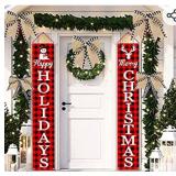 2 Rolls Christmas Buffalo Ribbon Wired Christmas