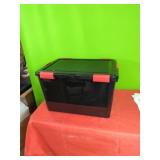 New Locking Lid Tote  23" Wide  x17" x 14" Tall.