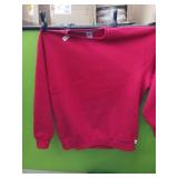 2x Red sweatshirt