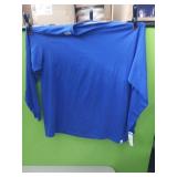 3x. ROYAL BLUE LONG SLEEVE SHORT