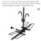 KAC E2 1.25" and 2" (3 and 5 cm) 2-Bike Capacity