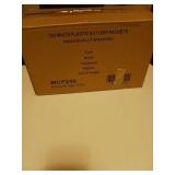 250 white plastic cutlery packets individually