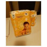 68 Diapers.   Size N