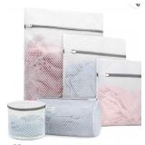 NEW 5Pcs Durable Honeycomb Mesh Laundry Bags for