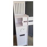 Bathroom Floor Cabinet, Modern White Free