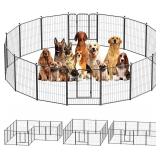 New  Heavy Duty Metal Pet Dog Playpen [32"