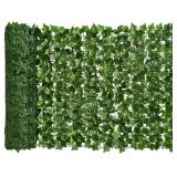 DearHouse 118x39.4in Artificial Ivy Privacy Fence