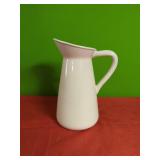 New Milk / Water Stoneware Pitcher 9.5" Tall