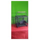 Vivohome 19" Wrought Iron Bird Travel Carrier Cage