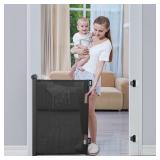 New  Retractable Baby Gate Extra Wide 55"x33"