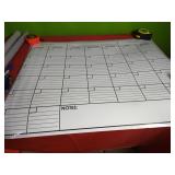 Dry Erase Monthly Planner  24" x 30"