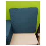 (4) Blue Cushions  26" x 26" x 3"