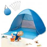 Beach Tent, Pop Up Beach Shade,UPF 50+Anti UV