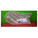 NEW Cat Litter Mat 35" x 13" * Fish shapeColor