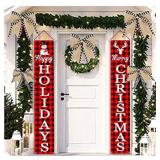 2 Rolls Christmas Buffalo Plaid Wired Edge