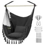 New  Hammock Chair Hanging Rope Swing,