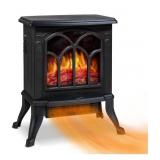 LifePlus Electric Fireplace Heater for Indoor Use