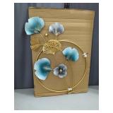 New Metal Flower Art 25" Wx33"