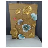 New Metal Wall Flower 33"  x 25"