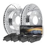 Hart Brakes Front Brakes and Rotors Kit, |fits