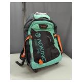 Aoking Rolling Backpack, 360°Wheels, extendable