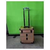 Rose Gold Colored Makeup Trolley