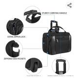 EMPSIGN Rolling Laptop Bag, 17.3 inch Computer