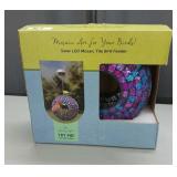 LED Mosiac Tile Bird Feeder....NEW in box