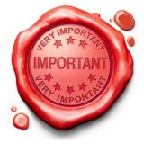 Please Make sure your info is Up To Date!