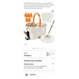 MASTERTOP Spin Mop and Bucket with Wringer Set,