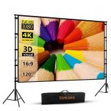 10ft Projector Screen with Tripod