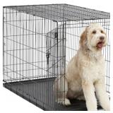 New Large Folding Dog Crate 48"L x30" Wx33"H New