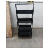 Black 5 tier shelf