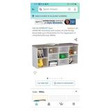 NEW  10 Cube Shoe Bench with cushion..White.. New