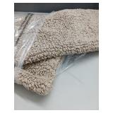 TWO NEW  Everyday Cotton Bath Rugs - Taupe -
