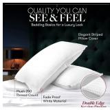 2 New King Size Bed Pillows  Soft, Cooling,