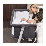 Baby Bedside Sleeper, Dark Grey * appears new